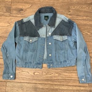 Wild Fable patchwork Jean jacket - size medium